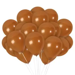 Treasures Gifted Khaki Brown Balloons - 10 Inch Latex Balloons - 100 Pack