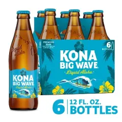 Kona Big Wave Golden Ale Beer - 6pk/12 fl oz Bottles