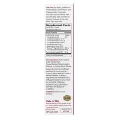 CATALO Women's Vaginal Flora Probiotics, 30 Vegetarian Capsules