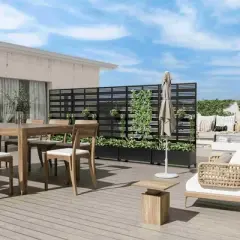 Lirago Iron Black Arch Mobile Planters Planting Box Trellis for Climbing Plants 72x35