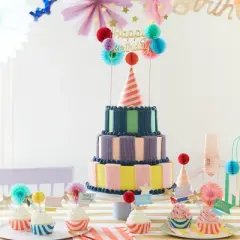 Meri Meri Stripe Party Cupcake Kit (Pack of 24)