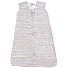 Hudson Baby Infant Boy Cotton Sleeveless Wearable Sleeping Bag, Sack, Blanket, Aztec Stripe