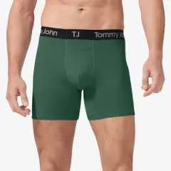 TJ | Tommy John&trade; Men's Camo Print 6" Boxer Briefs 2pk - Dark Green