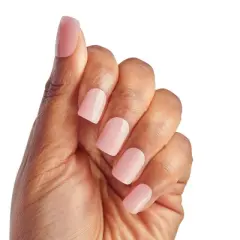 KISS Products Bare-But-Better Press-On Fake Nails - Short Square - Nudies - 28ct