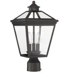 Savoy House Ellijay 3 - Light Post Light in  Black