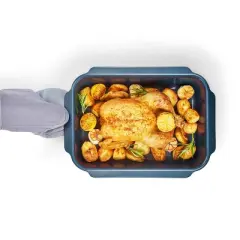 Joseph Joseph Nest Oven Nonstick Roasting Pan with Easy-Pull Handle