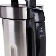 Curtis Stone 1.6-Quart Dura-Pan Multi-Function Soup Maker Restored Black