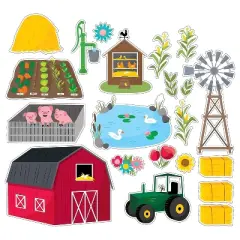Creative Teaching Press Farm Friends Farm Fun Bulletin Board Set (CTP10237)