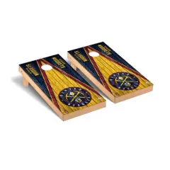 NBA Denver Nuggets Premium Cornhole Board Triangle Weathered Version