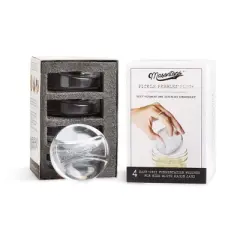 Masontops Pickle Pebble Glass Infinity Weights for Fermenting - Pickling Weight Set - Small/Regular Mouth Mason Jar Fermentation