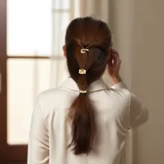 Unique Bargains Women Strong Hold Ponytail Buckle Hair Clip 3 Pcs