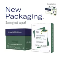 Hammermill Copier Digital Cover Stock 60 lbs. 17 x 11 Photo White 250 Sheets 122556