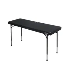 Odyssey CTBC2060 Portable Pro DJ Work Table w/ Adjustable Folding Legs (2 Pack)