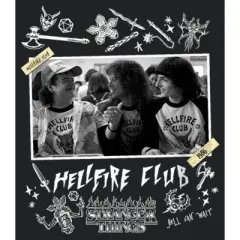 Women's Stranger Things Hellfire Club Members Racerback Tank Top