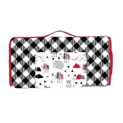 Bacati - Woodlands Red/Black Toddler Nap Mat
