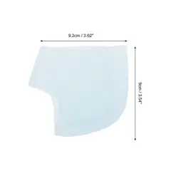 Unique Bargains Silicone Non Perforated Heel Protectors 1 Pair