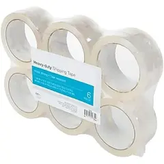 MyOfficeInnovations Heavy Duty Shipping Packing Tape 1.88" x 54.6 Yds Clear 6/Rolls 601376