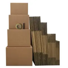 UBMOVE 4 Room Economy Kit- 46 Moving Boxes & Packing Supplies