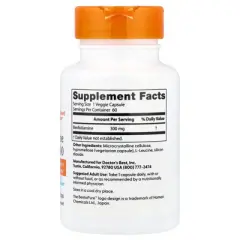 Doctor's Best Benfotiamine 300 with BenfoPure&trade; , 300 mg, 60 Veggie Caps