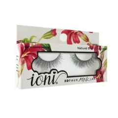 IONI Collector's Premium Edition 3D Faux Mink Lash Natural Short Crissross (Pack of 6)