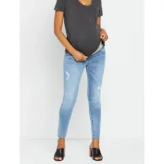 Indigo Blue Sustainable Secret Fit Belly Skinny Leg Maternity Jeans | Motherhood Maternity