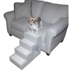 Pet Gear 4-Step with Den Dog Steps - Gray