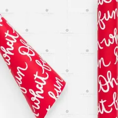 Red Oh What Fun Gift Wrap, Single Roll - Sugar Paper&trade; + Target