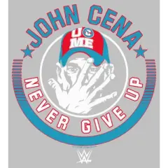 Women's WWE John Cena Never Give Up Logo T-Shirt