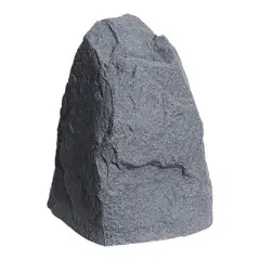 Algreen Receptacle Multipurpose Rock Cover Decoration Weatherproof Outdoor Garden Accent, 16 x 18 x 21.5 Inch, Dark Granite (4 Pack)