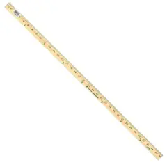 Charles Leonard Wooden Yardstick, Pack of 12