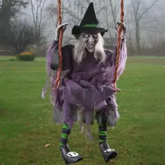 Fun World Swinging Witch 36" Halloween Decoration