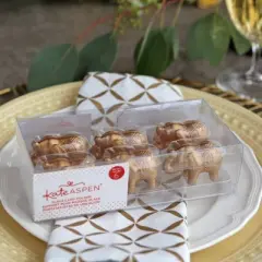 12ct Lucky Golden Elephant Place Card Holders - Gold