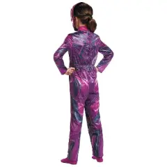 Disguise Girls' Classic The Power Rangers Movie Pink Power Ranger Jumpsuit Costume