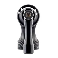 PRO BIKE TOOL CO2 Inflator Quick Tire Pump for Road & Mtn Bikes, Presta & Schrader Compatible, Matte Black