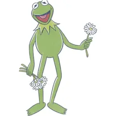 Men's The Muppets Kermit Flower Bouquet Sweatshirt