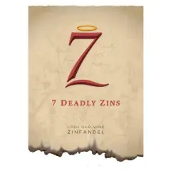7 Deadly Zins Old Vine Zinfandel Red Wine - 750ml Bottle