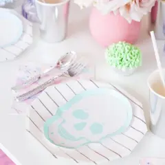 Jollity & Co. - Pastel Skull Dessert Plates - Pack of 8 Paper Plates