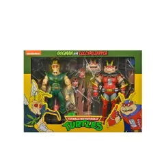 NECA Teenage Mutant Ninja Turtles Cartoon 7" Scale Bugman and Electro Action Figure Set - 2pk