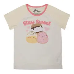 Squishmallows Stay Sweet Youth Girls Pajama Set