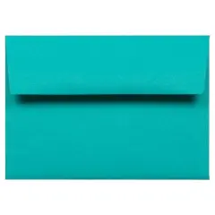 JAM PAPER A10 Colored Invitation Envelopes - 6 x 9 1/2 - Sea Blue Recycled - 100/Pack