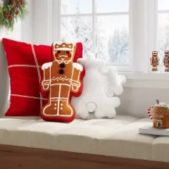 Christmas Gingerbread Nutcracker Pillow - Wondershop&trade;