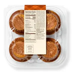 Pumpkin Streusel Muffins - 14oz/4ct - Favorite Day&trade;