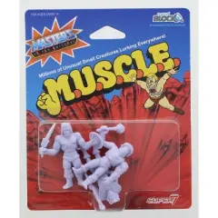 Nerd Block MOTU M.U.S.C.L.E. He-Man, Teela And Man-At-Arms Figures Pack
