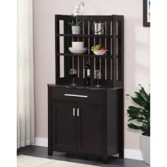 Sawyer Wine Bar with Cabinet - Breighton Home