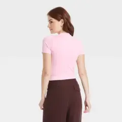 Women's Slim Fit Short Sleeve Seamless Baby T-Shirt - A New Day&trade;