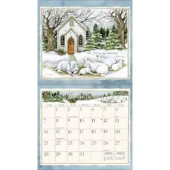 Lang 2024 Wall Calendar 24"x12" The Lord Is My Shepherd