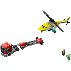 LEGO City Rescue Helicopter Transport Toy Building Set 60343