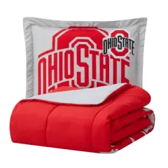 Sweet Home Collection NCAA Ohio State Buckeyes Comforter & Pillow Sham Set