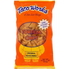 Taco Works Tortilla Chips Original - Case of 10 - 16 oz