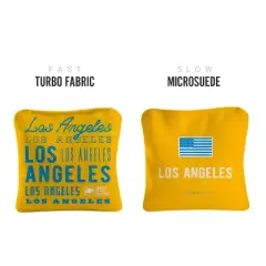Gameday Los Angeles Football Gold Synergy Pro Cornhole Bags (Set of 4)